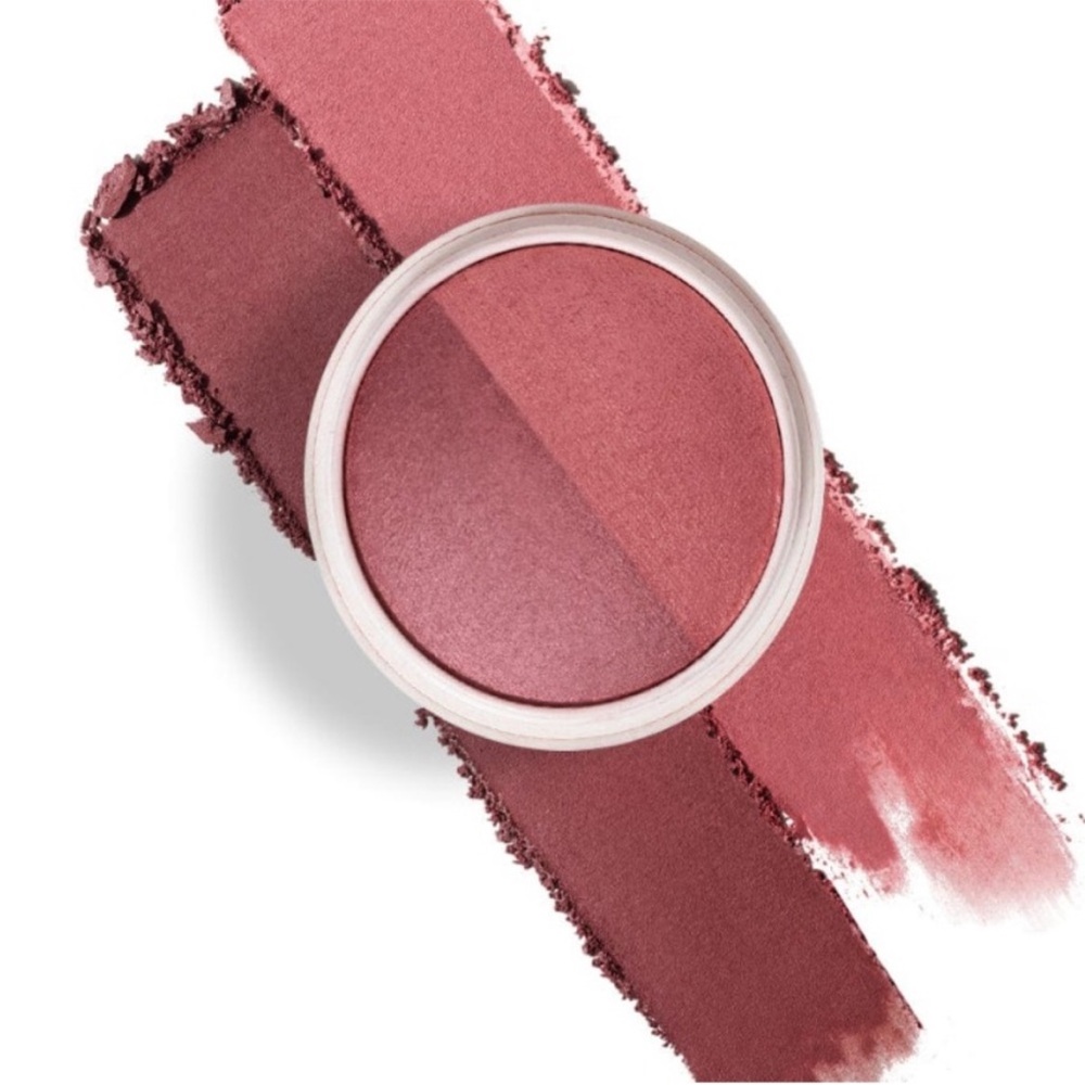 BNIB Dibs Baked Blush Duo Compact In Backstage NIB